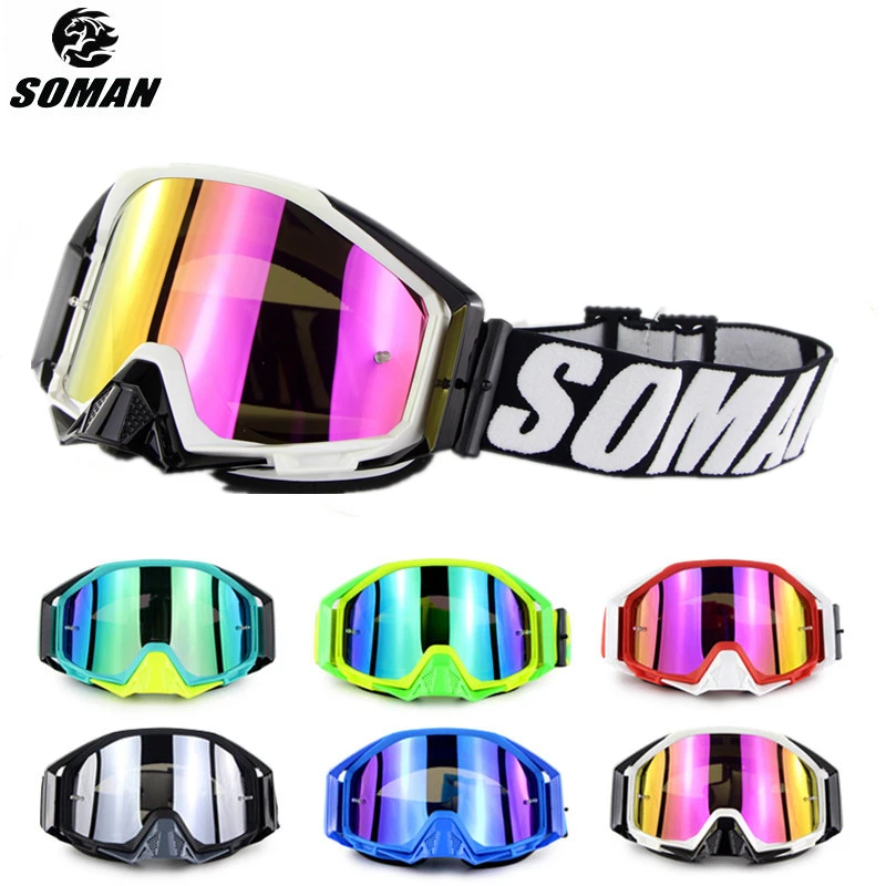

Очки SOMAN OTG для мотокросса, кроссовые очки, Mx Lunette, очки для квадроциклов, очки для внедорожников, мотоциклетные очки SM13