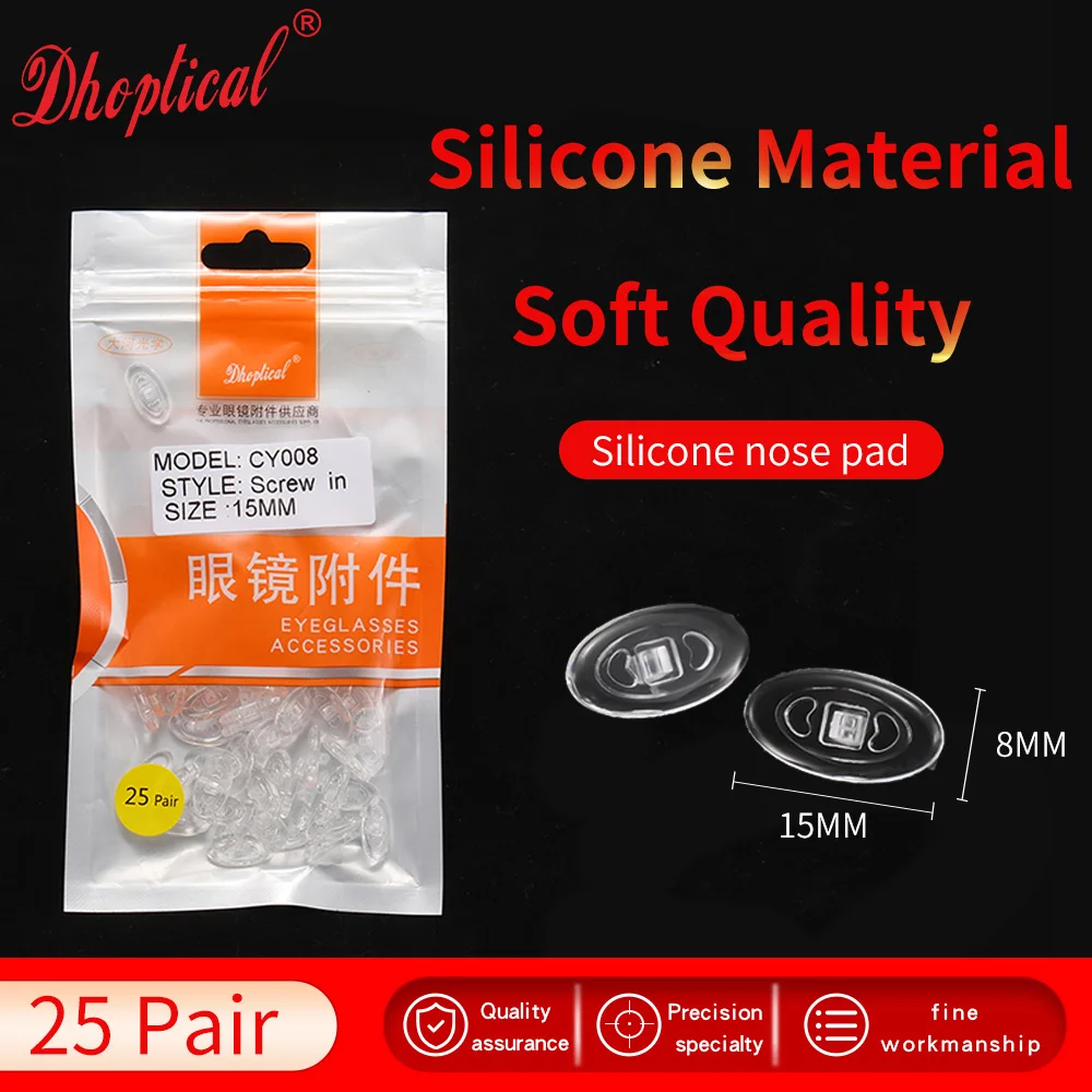 (25 пар) очки подушечки для носа аксессуары очков вставной и винт из мягкого