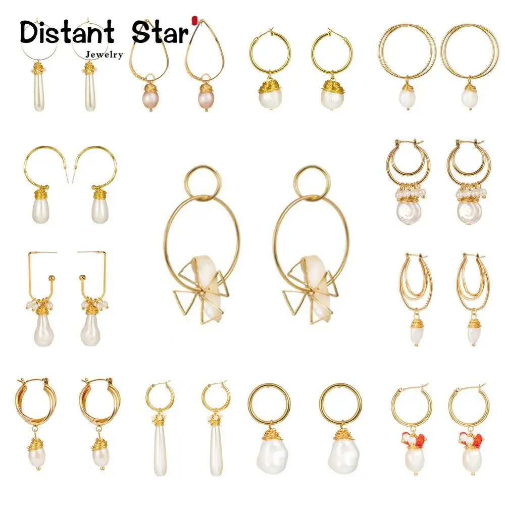 Женские серьги-подвески с бусинами и жемчугом | Украшения аксессуары