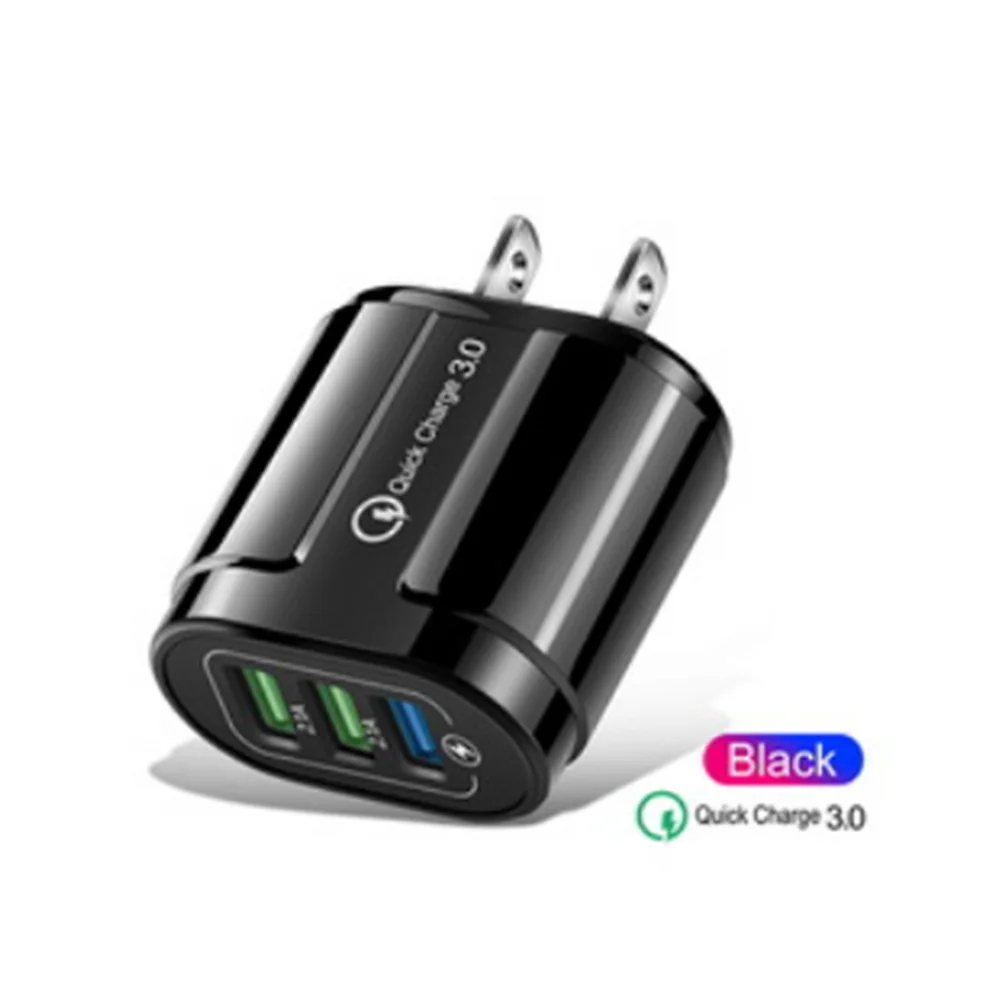 С 3 портами (стандарт мобильный телефон QC3.0 зарядный адаптер Быстрый быстрого