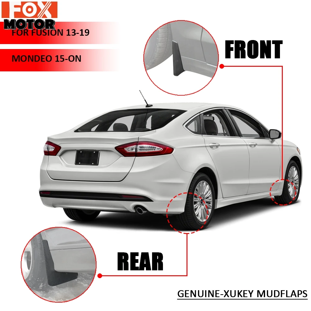 Для Ford Fusion Mondeo 2013 2014 2015 2016 2017 2018 набор литых брызговиков Брызговики переднее