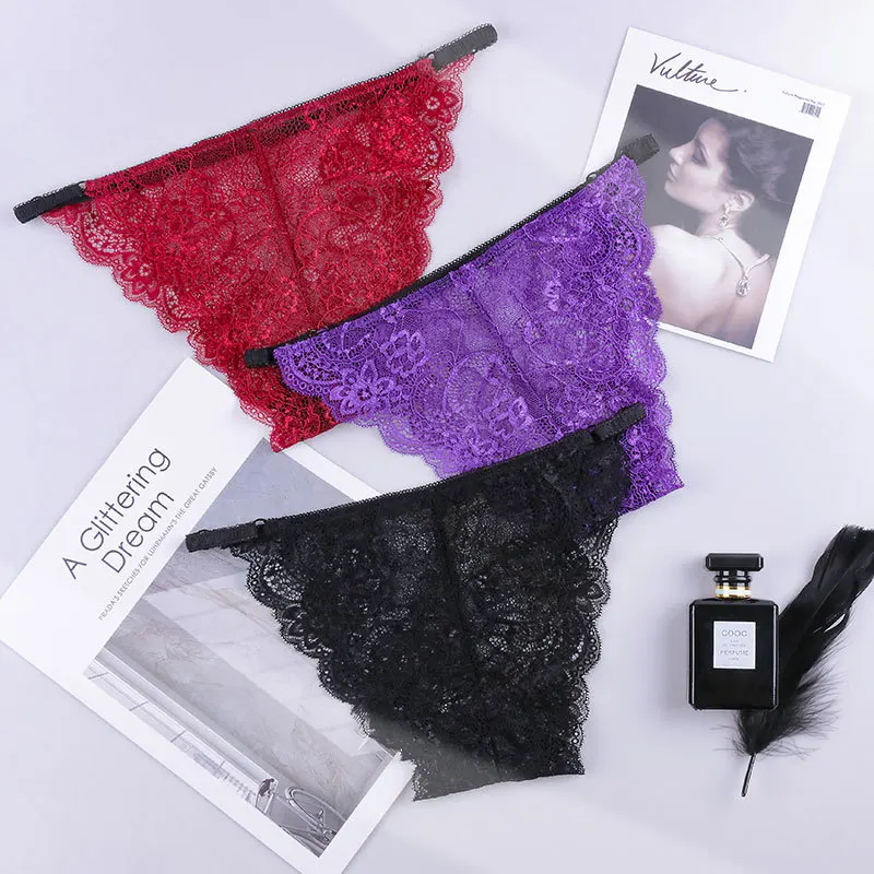 Panties for women lace hollow sexy lingerie female casual underwear ladies transparent underpants briefs woman intimates |