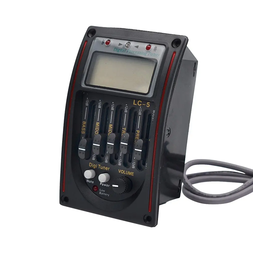 Звукосниматель Акустическая гитара звукосниматель Lc 5 электрическая коробка