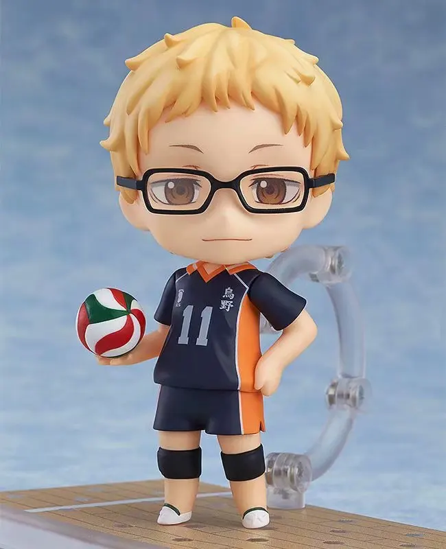 

10CM Haikyuu Kei Tsukishima 616# Anime Action Figure PVC toys Collection figures for friends gifts