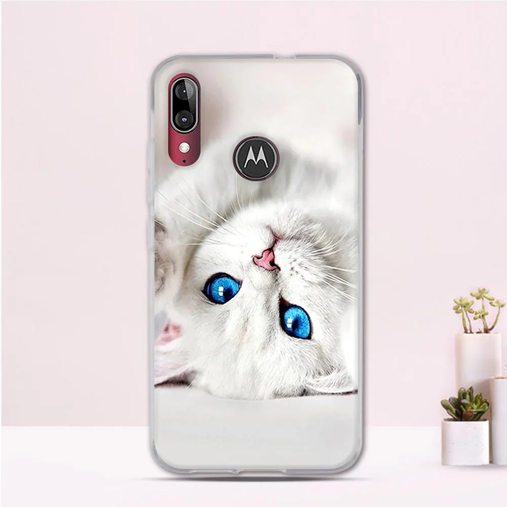 6 1 &quotчехол для Motorola Moto E6 Plus мягкий силиконовый чехол из ТПУ телефона с милыми