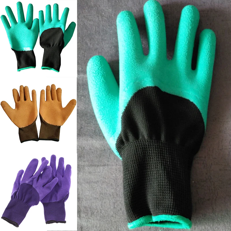 

Резиновые перчатки для сада, прочные водонепроницаемые защитные перчатки, рабочие перчатки, латексные перчатки, дышащие мягкие противоско...