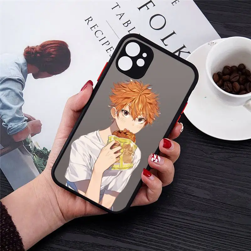

Anime Haikyuu Love Volleyball Phone Case matte transparent For iphone 7 8 11 12 plus mini x xs xr pro max cover
