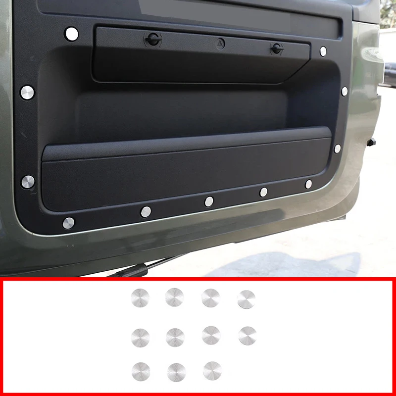 Aluminum Alloy Car Styling for Land Rover Defender 110 130 2020-2021 Door Screw Protection cover Stickers Accessories |