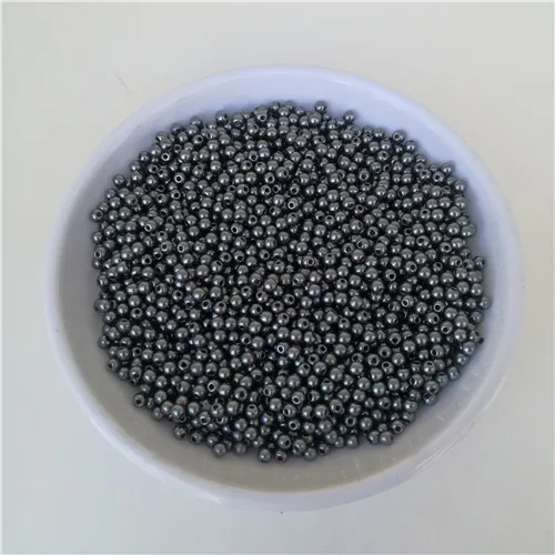 dark gray 3 мм отверстие ABS Круглый искусственный жемчуг бусины для шитья одежды ремесла DIY ювелирное ожерелье ручной работы браслеты аксессуары - Цвет: dark gray