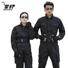 Черная Военная униформа, Тактический костюм, рубашка, Униформа, Мужская одежда для охоты