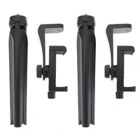 2pcs phone tripod phone mount handle grip stabilizer folding desktop stand