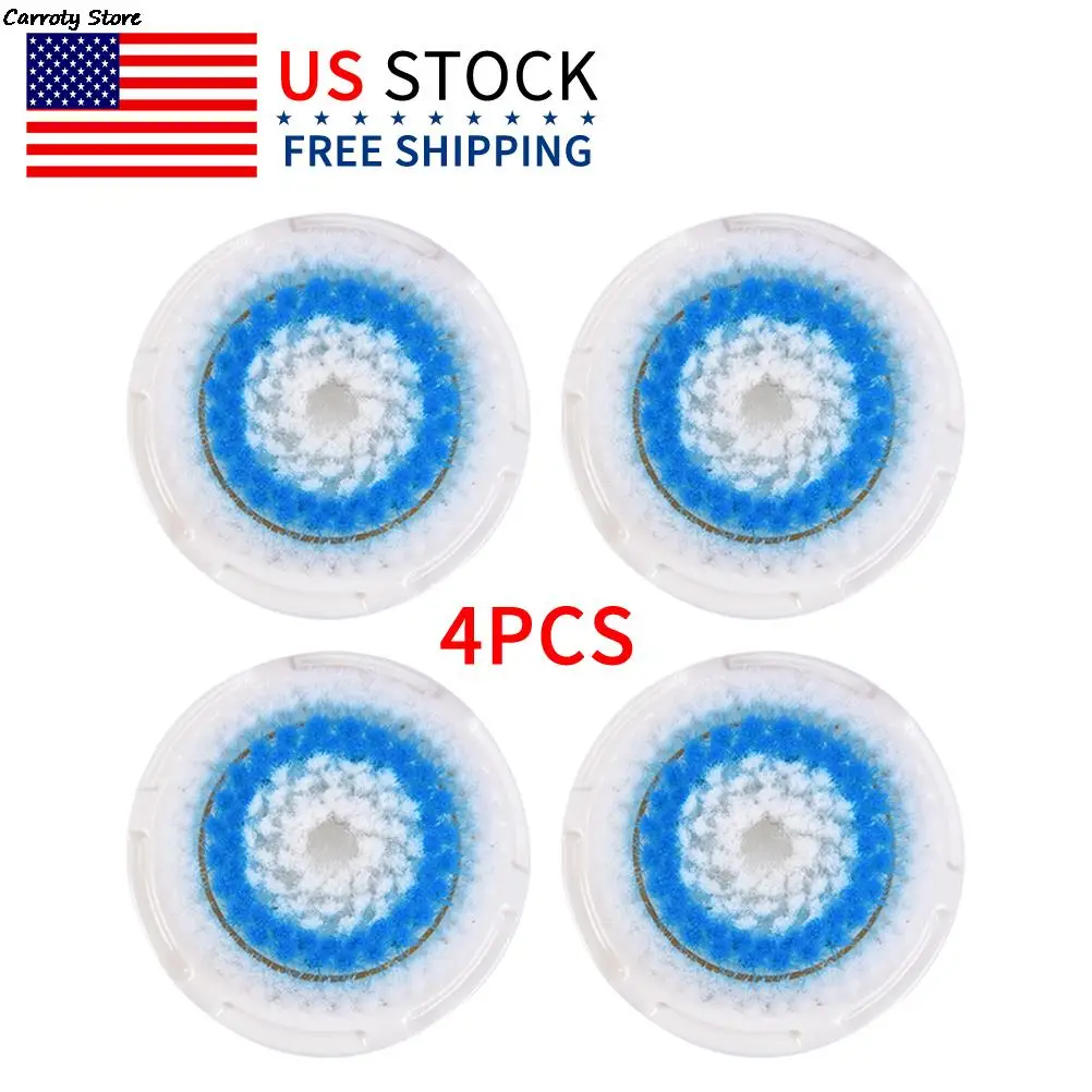 4PCS Deep Pore Cleansing Brush Heads Face Wash For Clarisonic Mia-2 Pro Face wash brush images - 6