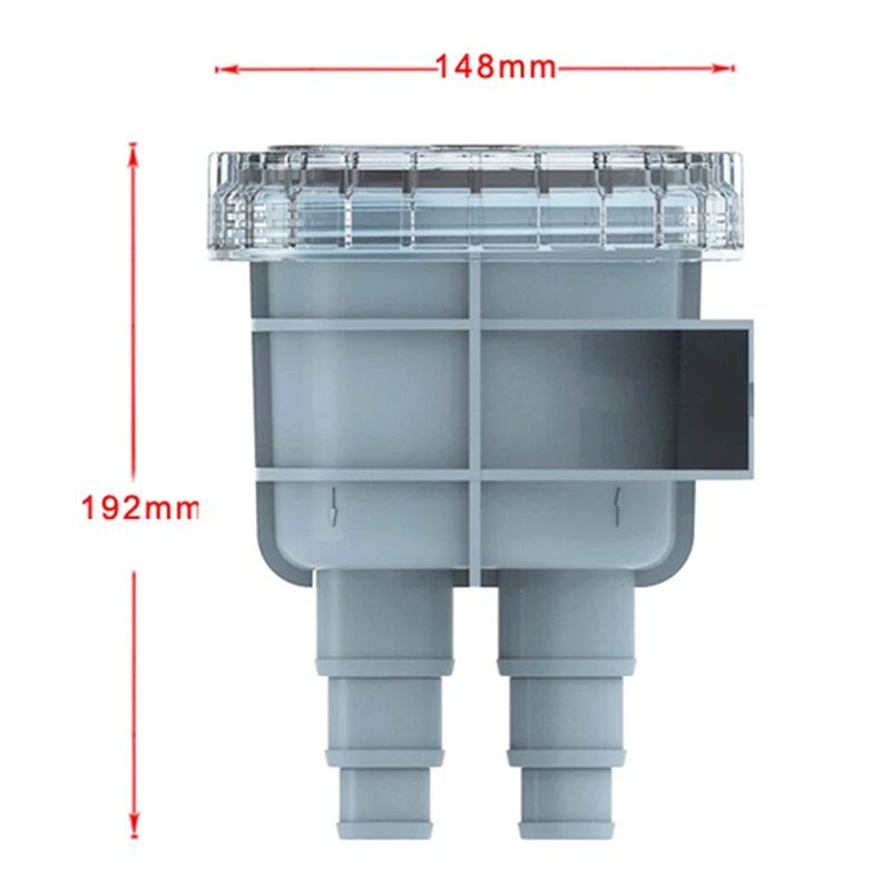 

Boat Marine Intake Raw Sea Water Strainer Filter Rafting Boating Accessories 148mm Fits for Hose Protect Engine
