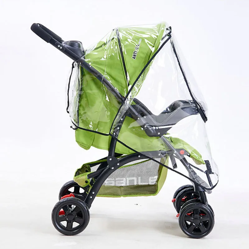 

Baby Carriage Rain Cover for Baby Stroller Accessories Poncho Baby Stroller Rain Cover Dust Cover Wind Shield