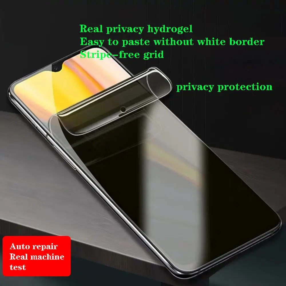 

2Pcs Anti Peeping Water Condensation Film Full Screen Soft Film For Samsung S 9 10 20 Ultra Note 8 9 10 Screen Protector