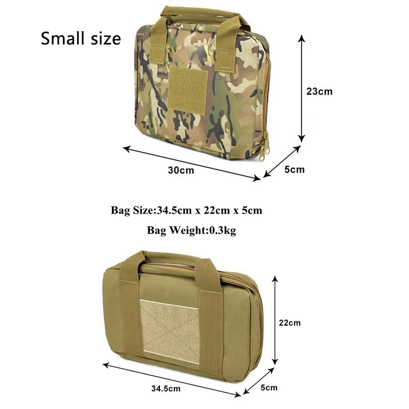 

Hunting G2C Pistol Carry Bag Case 12" Gun Carrier Bag with Magazine Pouches Handgun Holster Padded Pistol Carrier Fishing Kit
