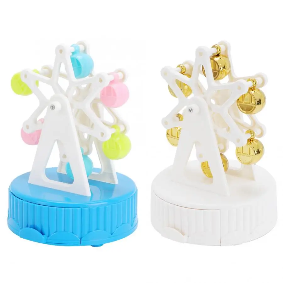 Cikonielf винтажная деревянная музыкальная шкатулка с водяным колесом пластиковая