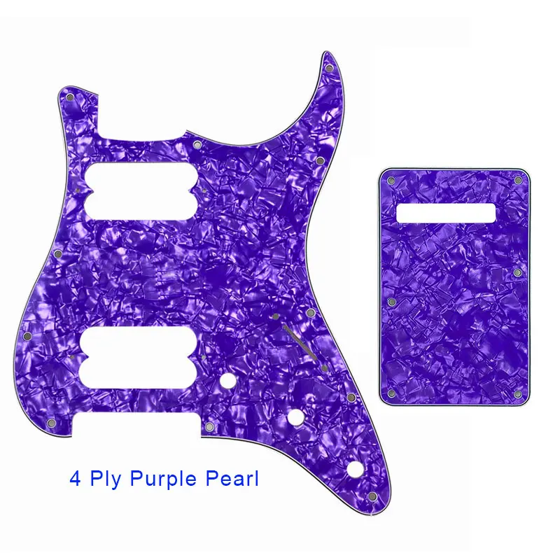 

Xinyue Guitar Parts Pickguards With Back Plate For Fender Standard And Contemporary Strat ST HH Style Guitarra 17 Screws