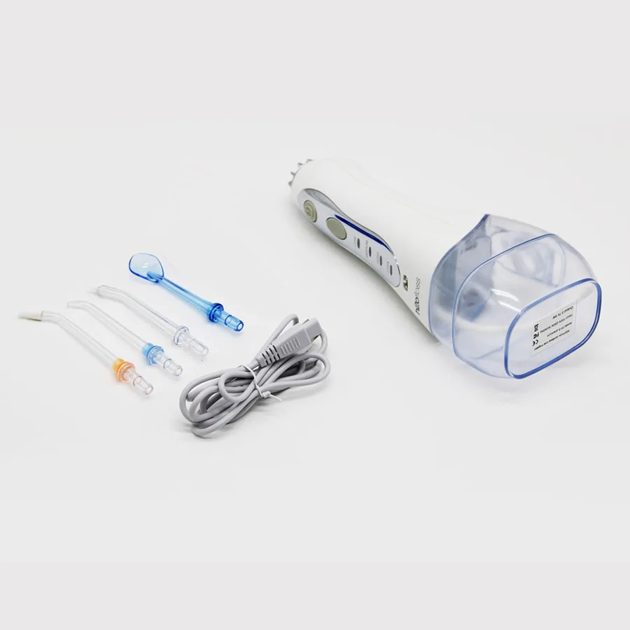 

h2ofloss portable oral irrigator usb rechargeable water flosser Dental Water Jet 300ML Water Tank Waterproof Teeth Cleaner