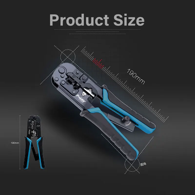 zoerax 3 in 1 crimper tool crimping plier network crimper for cat7cat6cat5e stpupt modular plugs with rj45 8p8c connector free global shipping