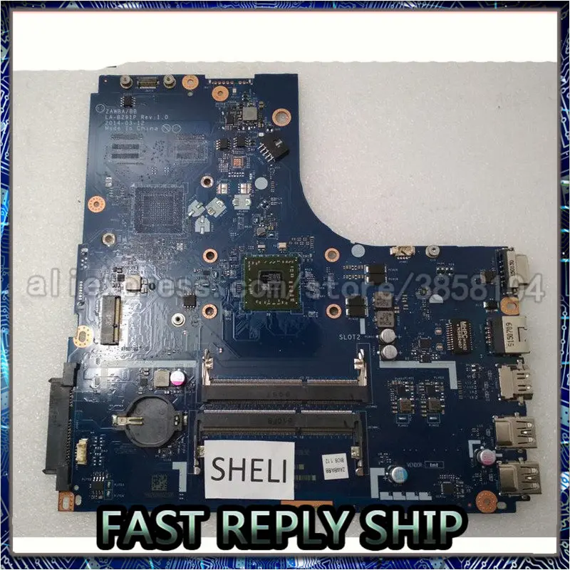 

SHELI For Lenovo B50-45 Motherboard with E1-6010 CPU LA-B291P 5B20G37238