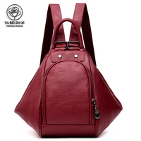womens retro travel backpack 2021 fashion lady designer student shoulder bag multifunctional large capacity deformation backpack