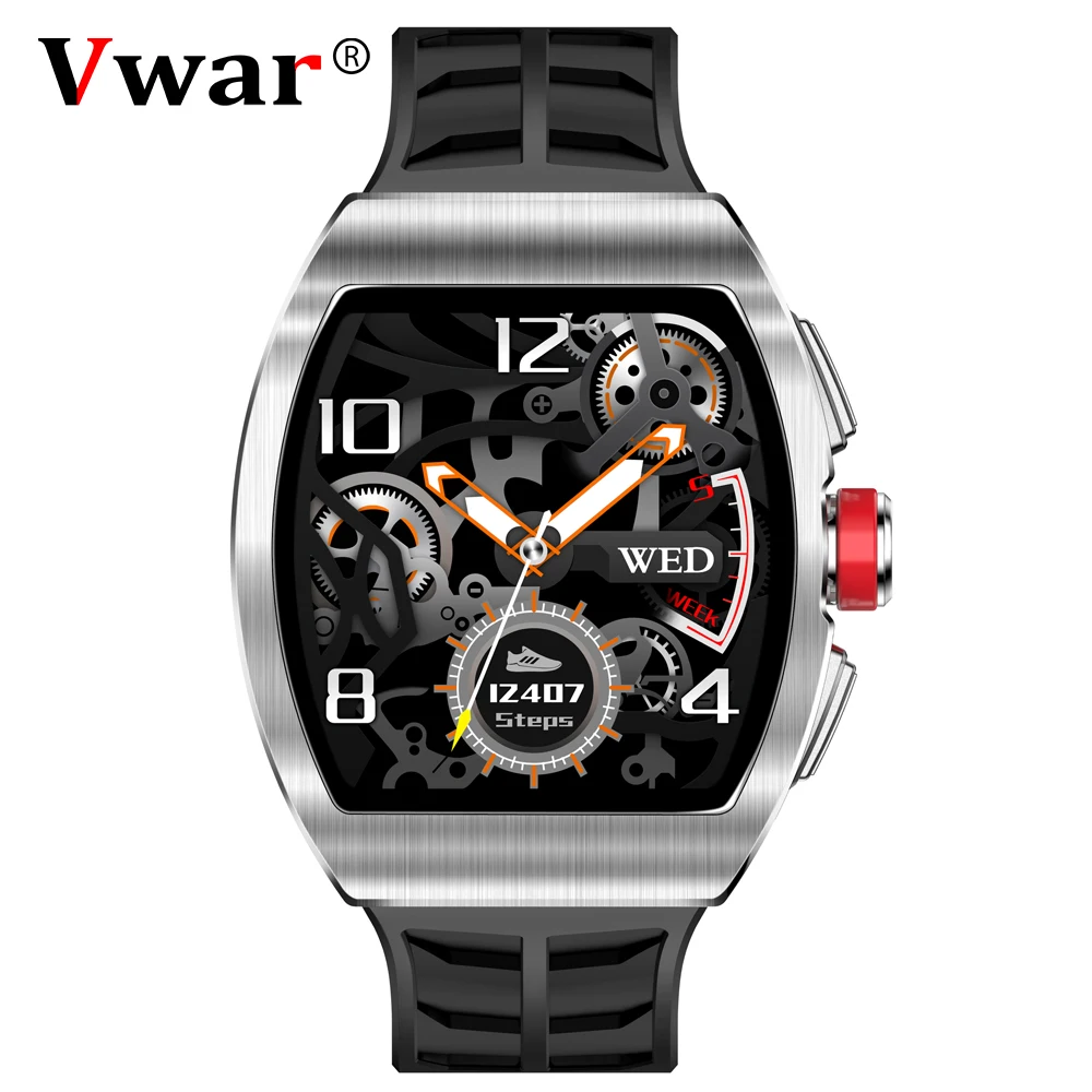 Vwar TK18 Смарт-часы с Bluetooth и вызовом монитор сердечного ритма артериального