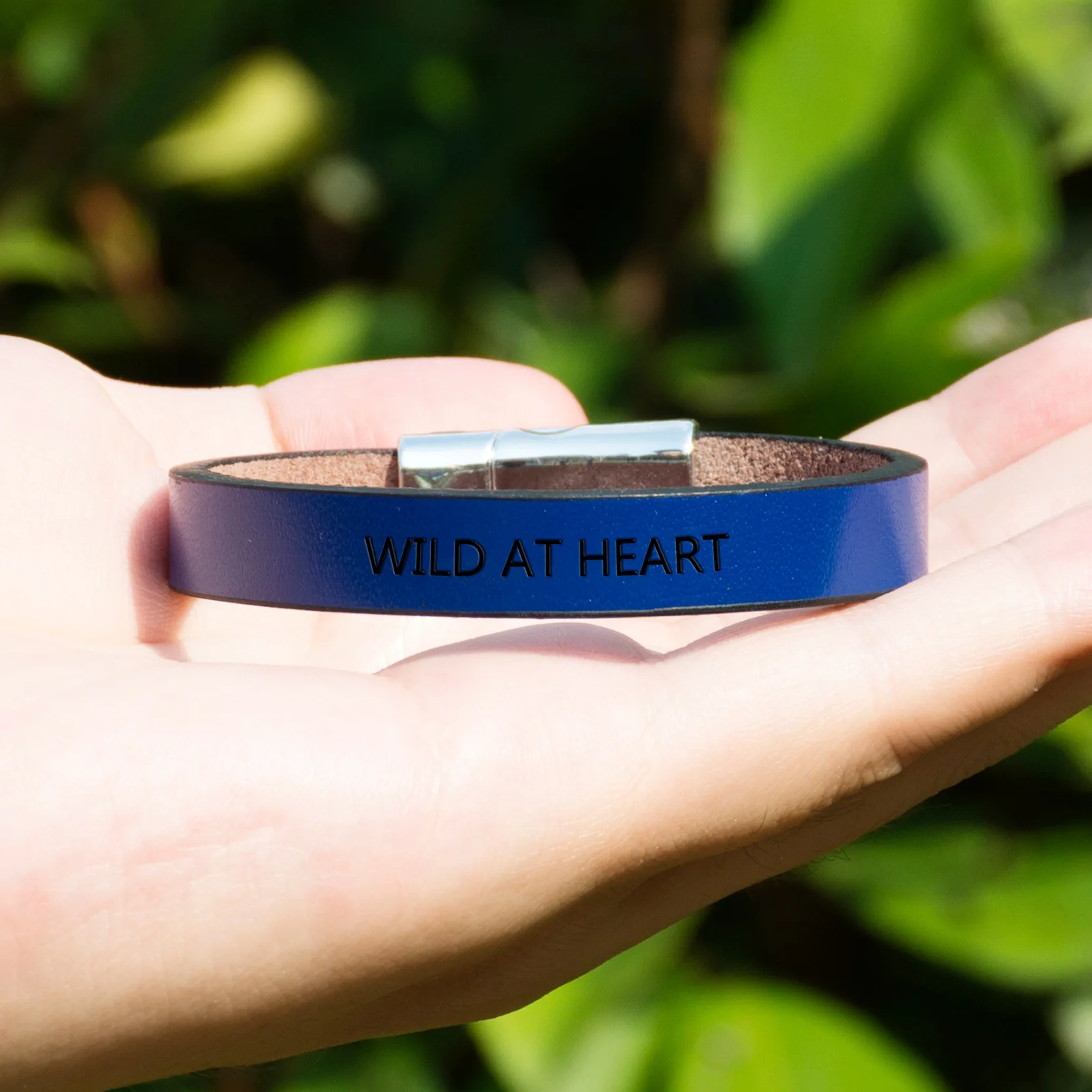 WILD AT сердце кожаный браслет сообщение манжеты браслеты для женщин мужчин с