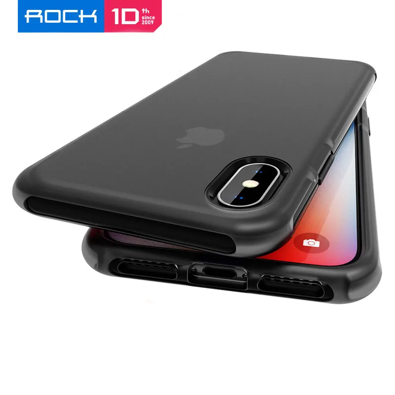 Противоударный чехол ROCK для iPhone XS Max, сверхмощный защитный чехол для iPhone XS XR X, матовый чехол, адсорбция