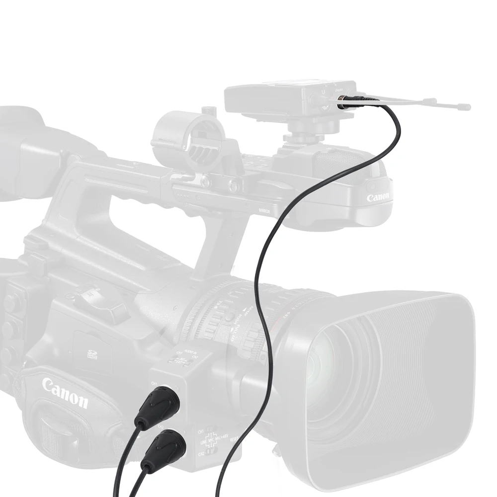 Comica CVM-DS-XLR 3 5 мм TRS на двойной XLR стерео аудио выход кабель адаптер для беспроводной