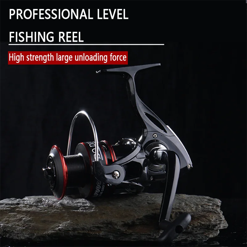 

Model 500-7000 High Intensity Spinning Fishing Reel 8KG Max Drag Gear 5.2:1 Fishing Tackle Accessories Wheel Molinete De Pesca