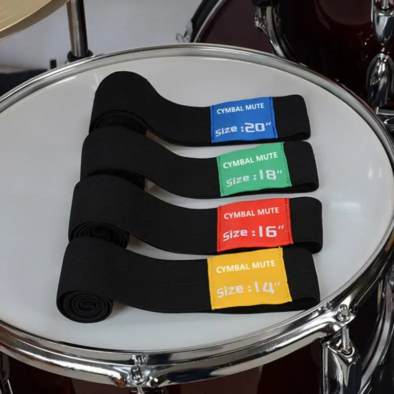 14 16 18 20 дюймов Cymbal Mute Circle Ring Drum Set Hi-hat практический глушитель Cymbals mute Percussion Instruments