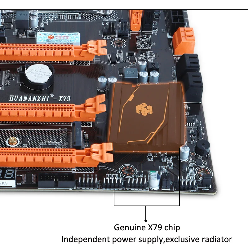Новое поступление HUANANZHI deluxe X79 материнская плата Процессор ram набор X79 LGA2011 материнская плата Xeon E5 2660 C2 с кулером ram 16G(2*8G) RECC