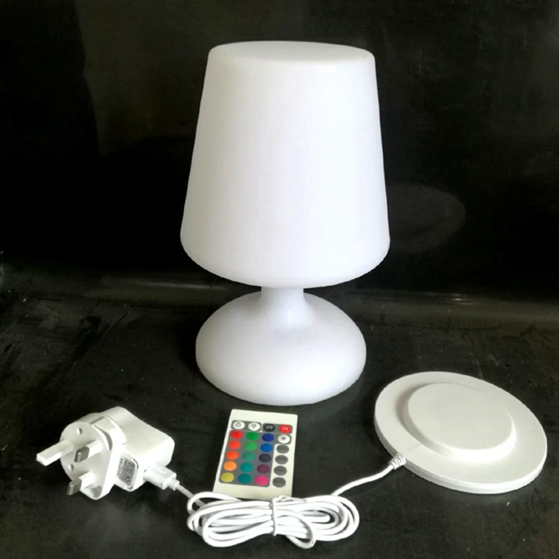 SK-LF06C RGB IP65 Rechargeable Led illuminated Table Lamp Night Light Cube Chair for Club Bar KTV Pub Hotel Party Event 1pc | Лампы и