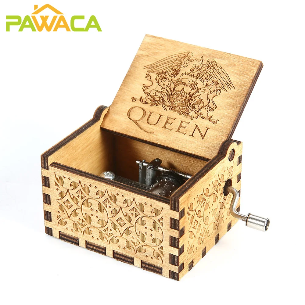 Деревянная музыкальная шкатулка ручной работы антикварная резная Подарочная