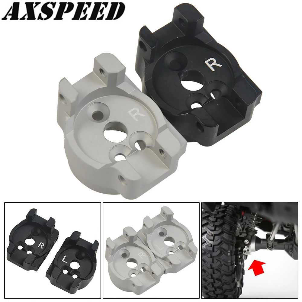 

Ось заднего привода AXSPEED, 1 пара, комплект ступиц, основание C, Кубок с костяшками, кронштейны для 1/10 Traxxas TRX-4 TRX4, детали для радиоуправляемых ав...