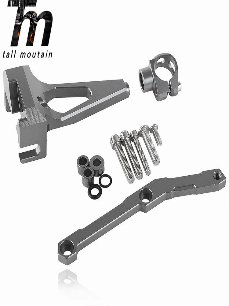 

LJBKOALL For YAMAHA MT-09 FZ-09 MT 09 MT09 FZ09 Motorcycle Accessories Steering Damper With Mounting Bracket 2015 2016 Titanium