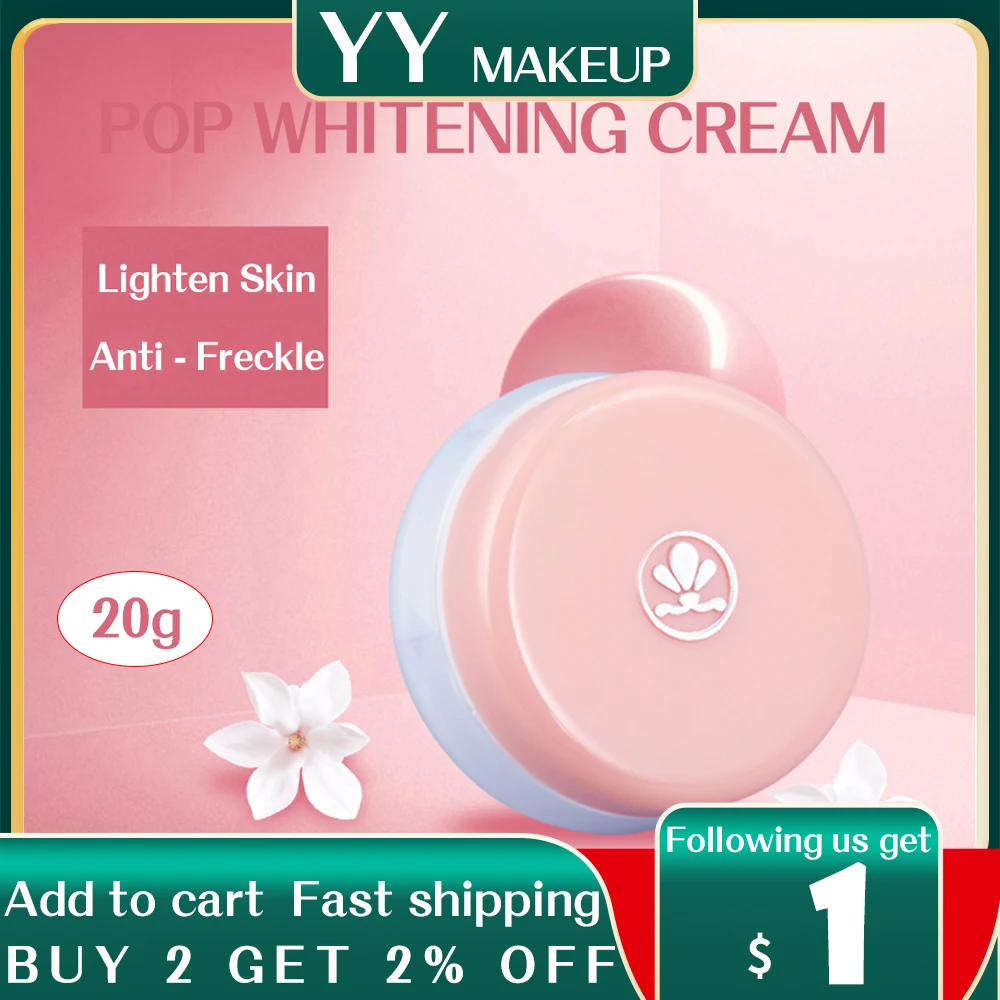 20 г/шт. поп жемчужное отбеливание и удаление пятен уход за лицом Крем тональный