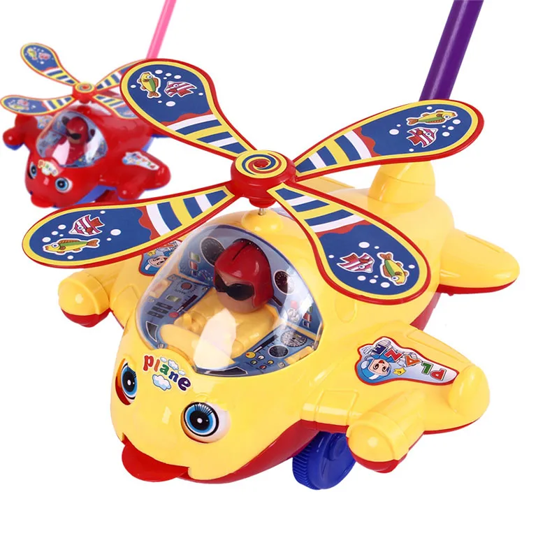 Мультяшная детская тележка для малышей игрушка-батут автомобиль животное пуш-и