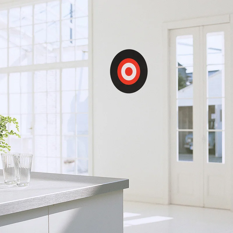 

25 x 3Cm Archery Eva Foam Target Self Healing Bow Moving Hunting Practice Black+Red