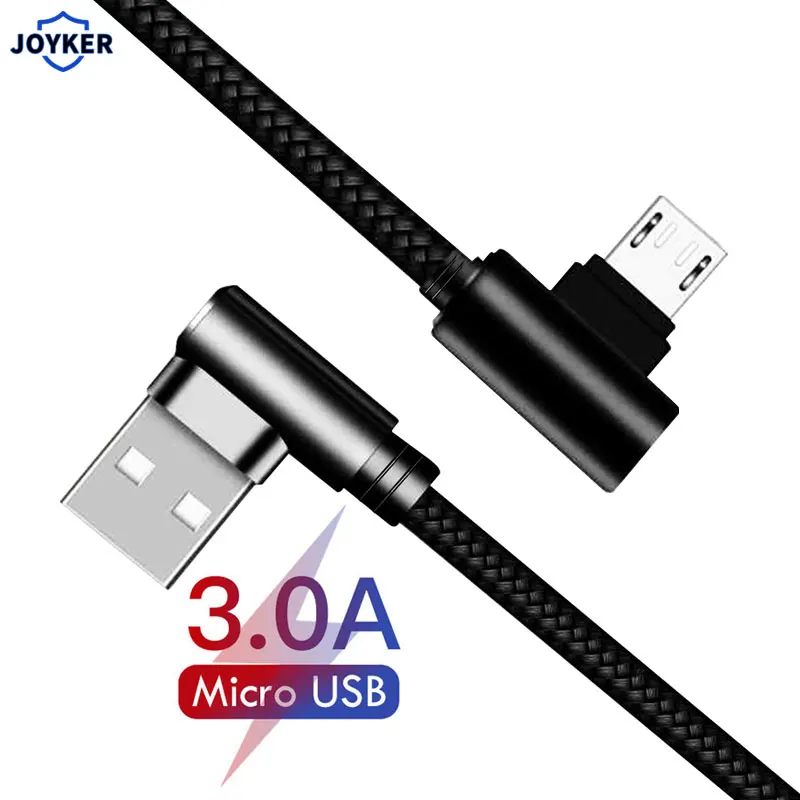 Micro USB кабель 3A Быстрая зарядка нейлоновая оплетка Microusb зарядное устройство для