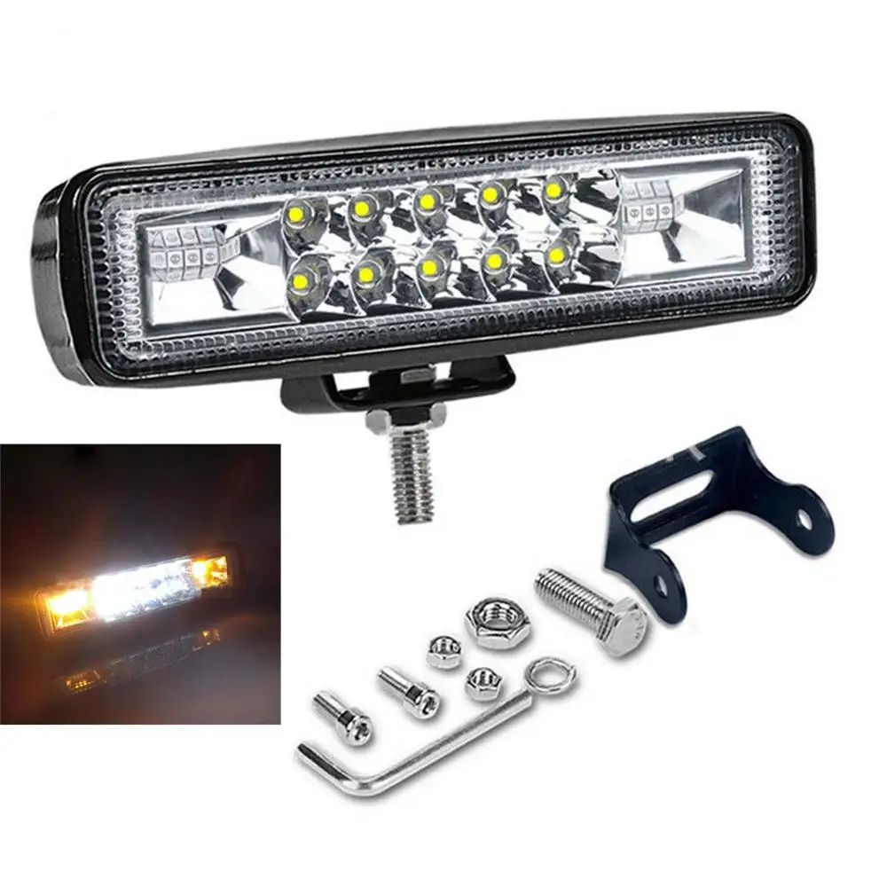 

48W OFFROAD LED WORK LIGHT BAR 12V 24V 4-23 INCH CAR SUV BOAT ATV 4X4 4WD TRUCK TRAILER PICKUP EXTERIOR AUXILIARY DRIVING LAMP