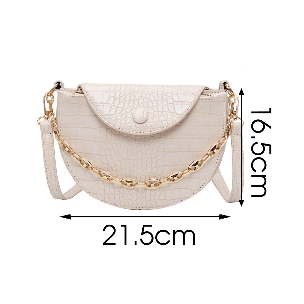 

TTOU Simple Small PU Leather Crossbody Bags For Women 2020 Summer Solid Color Travel Shoulder Handbags Fashion Travel Saddle Bag