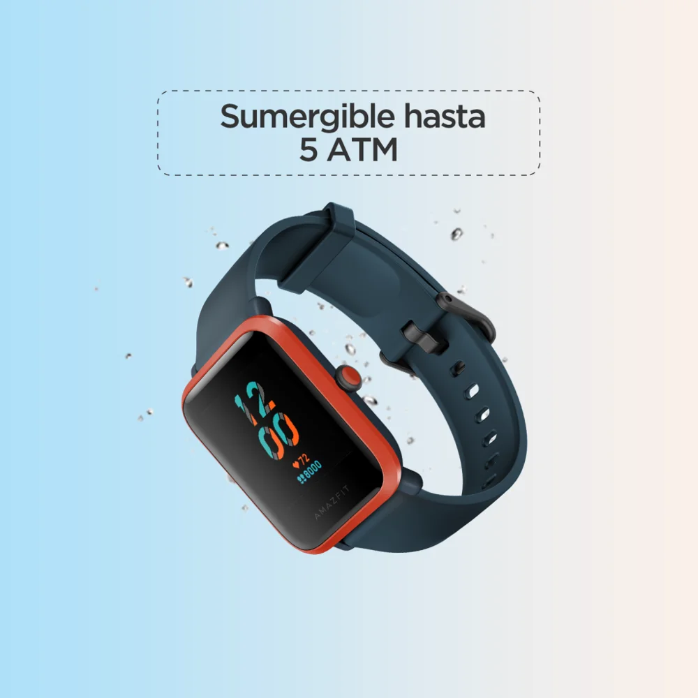 Смарт-часы Amazfit Bip S в наличии Global 5ATM водонепроницаемые со встроенным GPS GLONASS Bluetooth