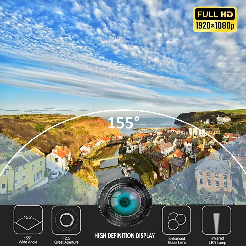 HD 1080P Мини камера SQ23 Водонепроницаемая камера для подводного плавания DVR циклическая запись инфракрасная камера ночного видения Обнаружение движения видео камера