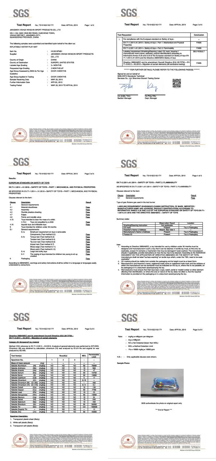 коврик Детский надувной из ПВХ для игры в воду детский игровой животика