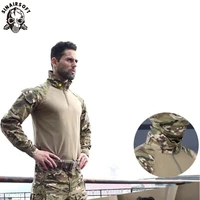 sinairsoft tactical g3 camouflage suit military airsoft uniform bdu rapid assault 14 zip combat shirt pants set multicam sniper