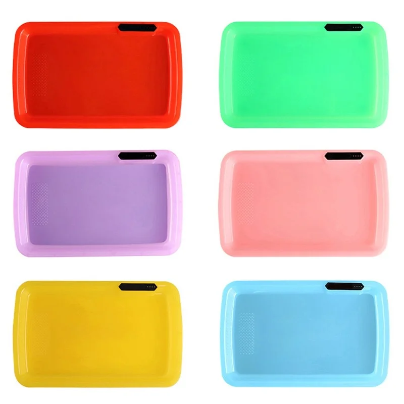 

1 Pc Tobacco Rolling Tray Manual Control Glow LED Tray Cigarette Rolling Tray with Handbag Smoking Accessories Gift for Men