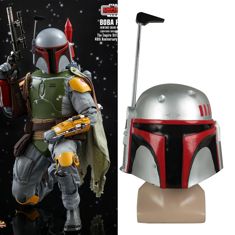 Шлемы шлем со звездой BOBA FETT Wars для косплея Boba Fett винтажная цветная версия империи