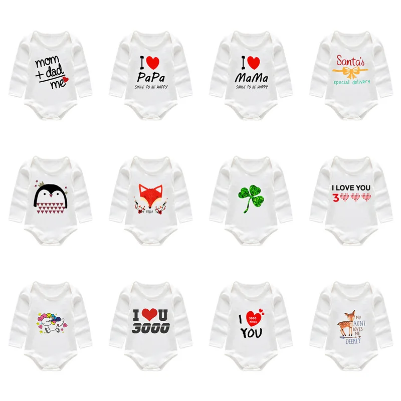 Весенняя одежда для малышей боди новорожденных мальчиков хлопковый с длинными